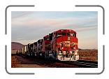 ATSF 108 West approaching Ludlow, CA on December 2, 1995 * 800 x 527 * (141KB)